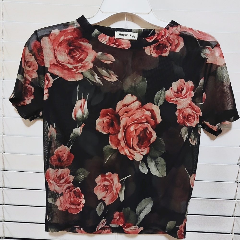 Floral Cropped Top